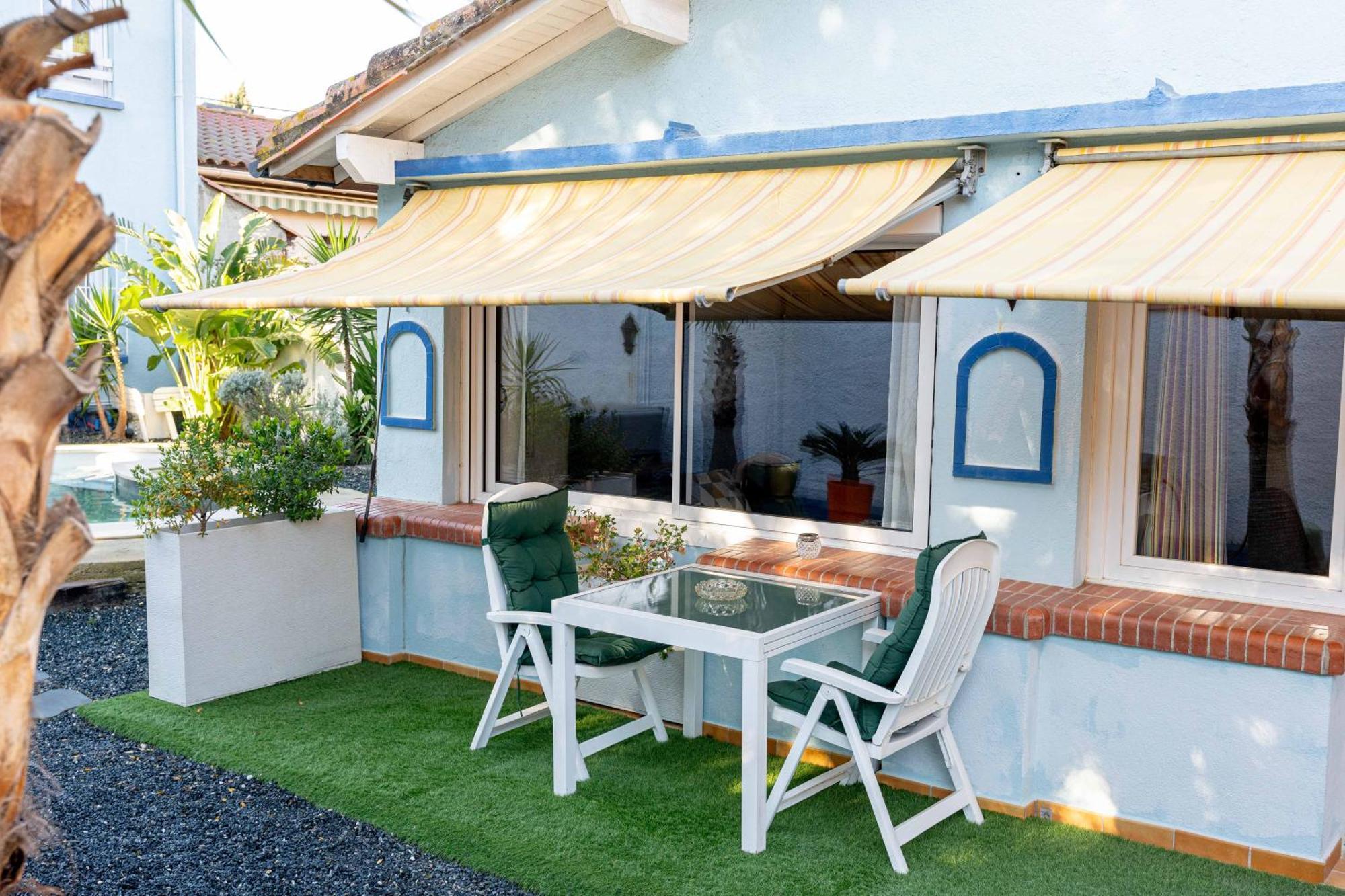 Appartement Avec Piscine Et Jacuzzi A 50Metres De La Plage Et 5Min De L'Allee Des Pins Argeles-sur-Mer Exterior photo